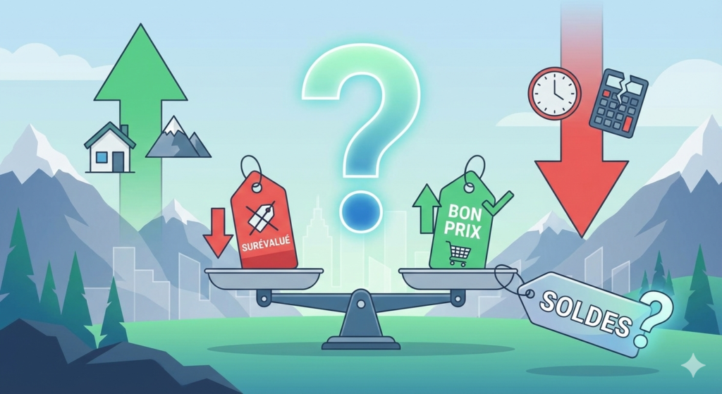 Écart de prix Immobilier, hausse et baisse sur les maison ou appartement