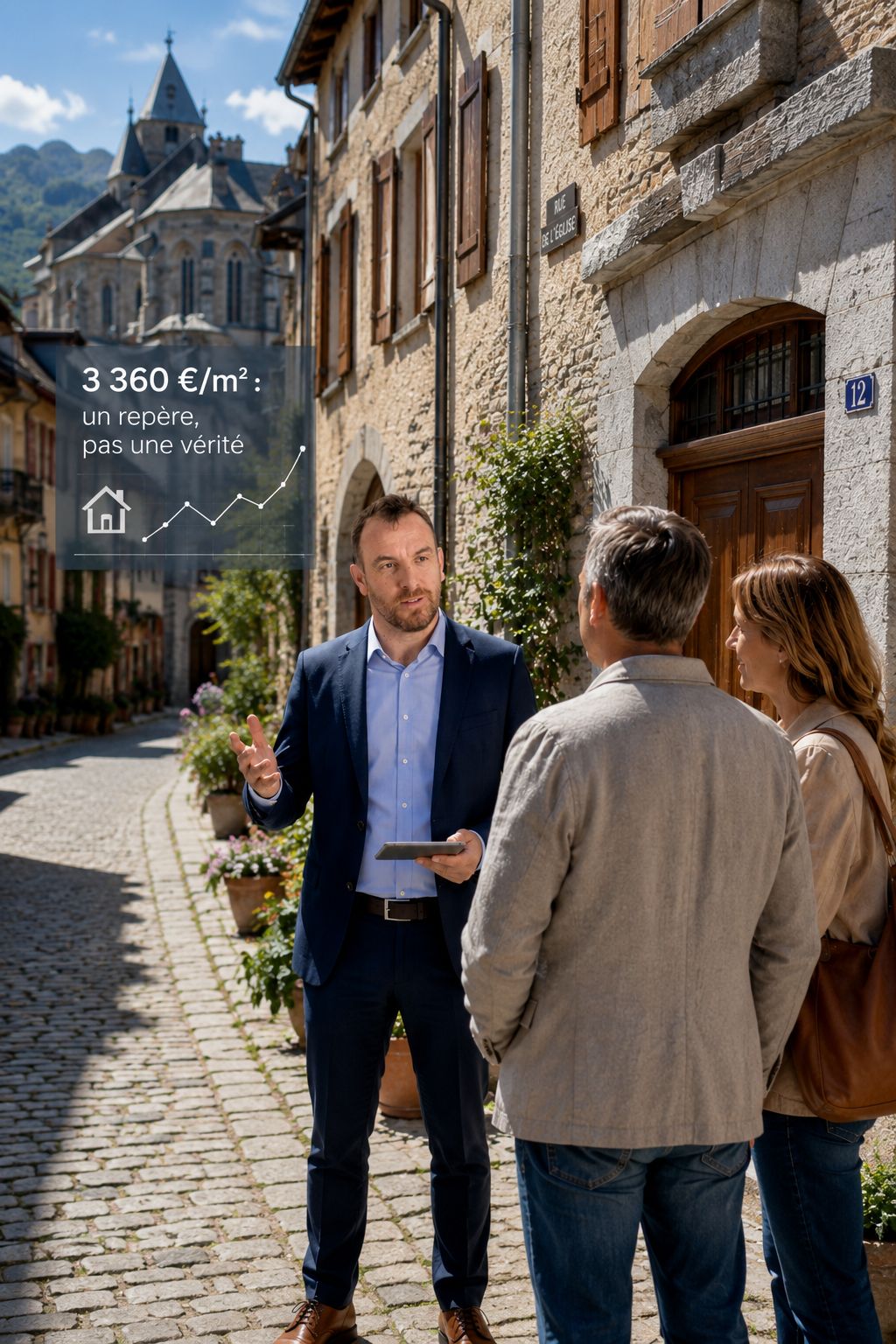 Prix d'une maison au centre historique d'Embrun : 3 360 €/m², un repère, pas une vérité