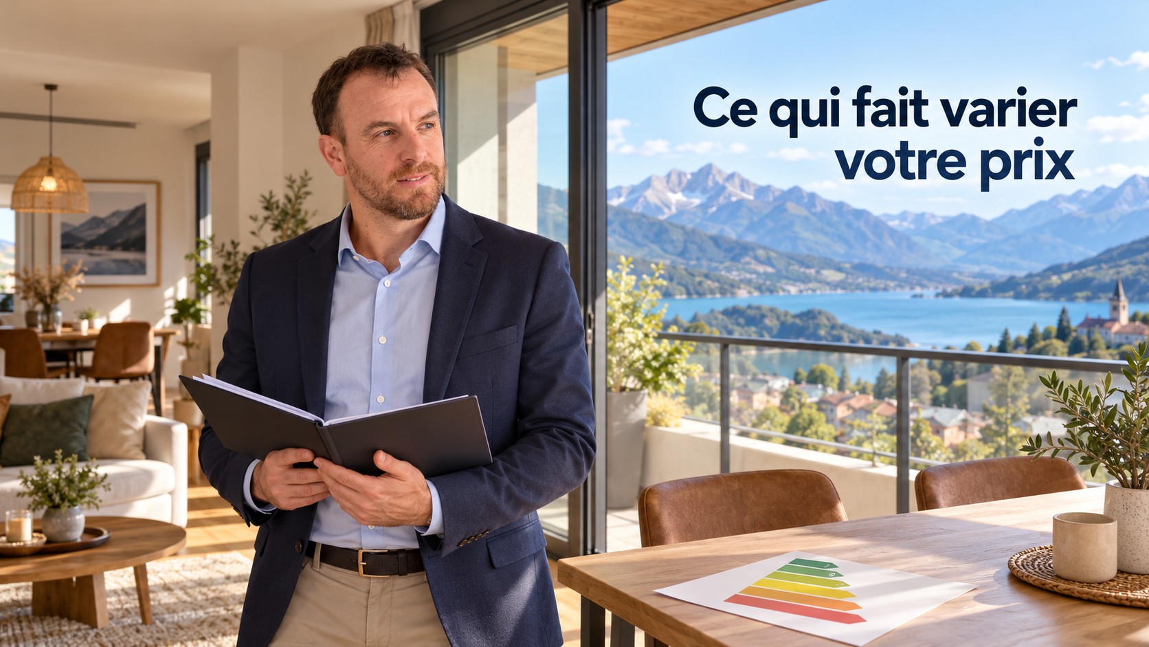 Guillaume Gauthey dans un appartement lumineux d'Embrun : ce qui fait varier le prix